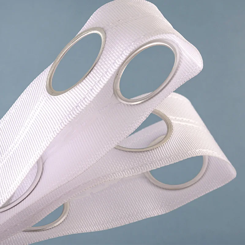 Sewing Eyelet Fabric - Fita de Acabamento para Cortinas Branca