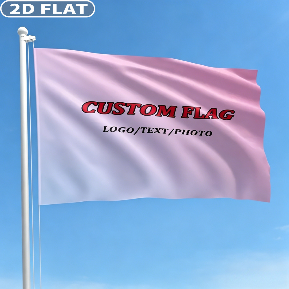 Sewing Custom - 1 unidade de Bandeira Personalizada 2D
