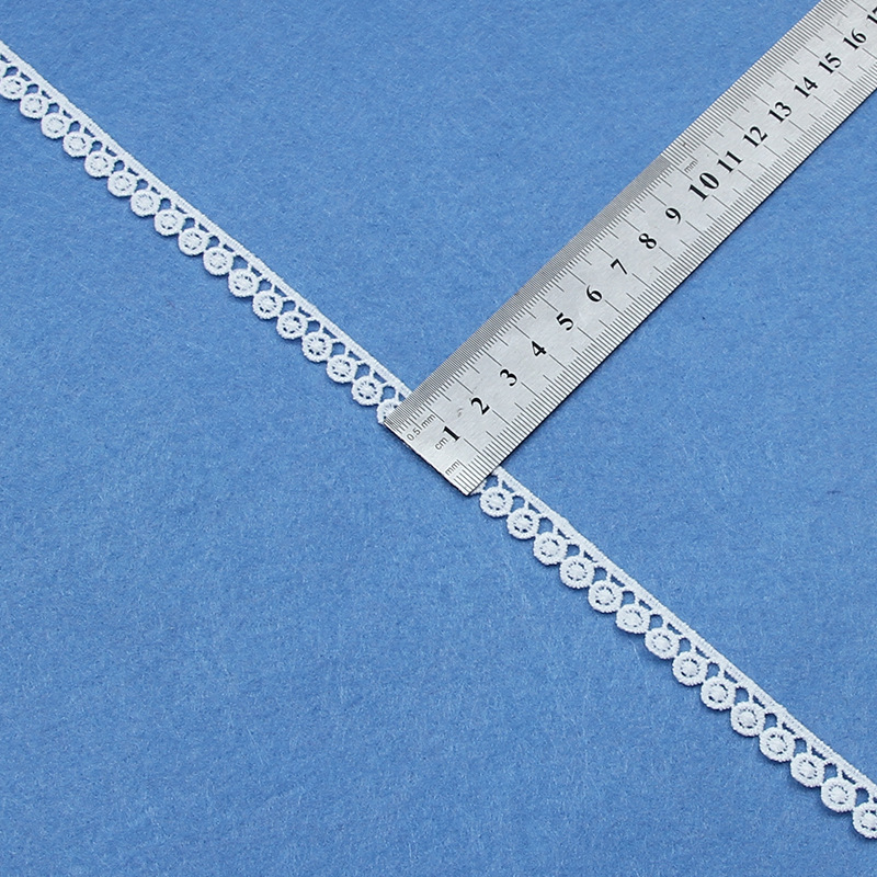 Fita de Renda Branca de 50 Jar - Sewing Eyelet Fabric avaliação e preço