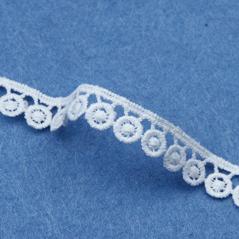 Fita de Renda Branca de 50 Jar - Sewing Eyelet Fabric avaliação e preço