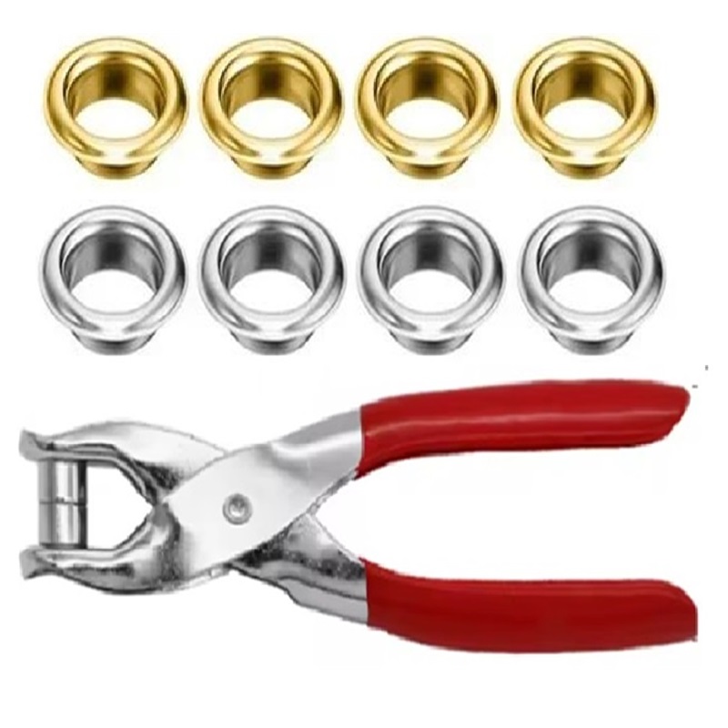 100pc 4mm fivela botõesmetal i - Sewing Eyelet Fabric avaliação e preço
