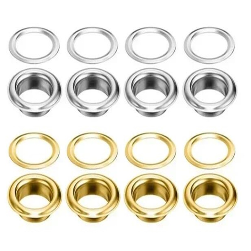 100pc 4mm fivela botõesmetal i - Sewing Eyelet Fabric avaliação e preço